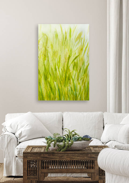 A walk in the meadow 1 by Iris H Richardson