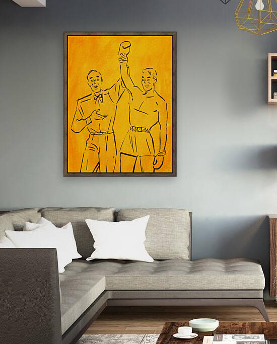 1947 Boxing Champion Art by Row One Brand