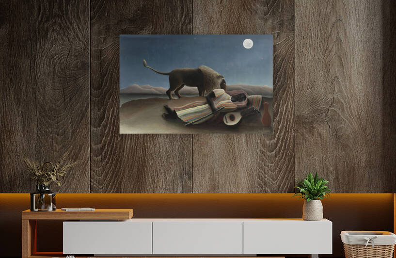 The Sleeping Gypsy La Bohemienne endormie 1897 by Mikhail VR