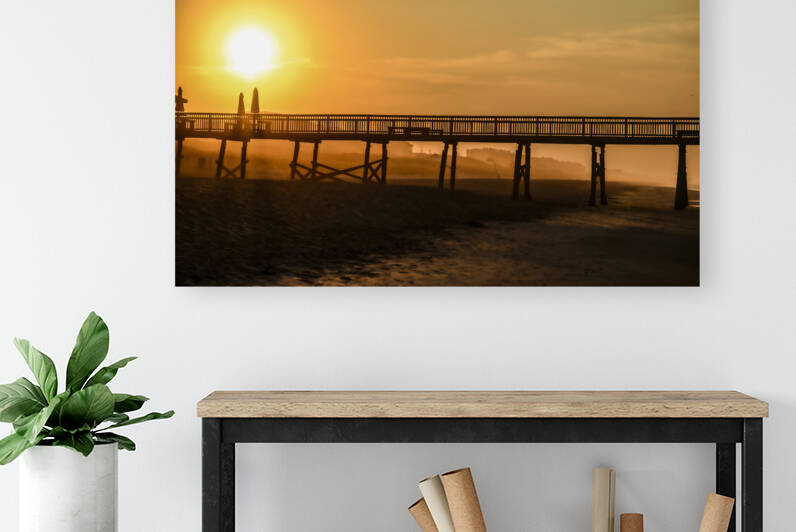 Sunrise Pier Atlantic Beach by RawBeltPhotos