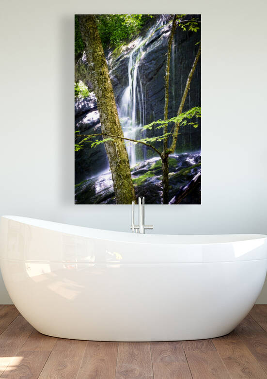 Bear Den Campground Waterfall VERTICAL by Kyle Arrowood