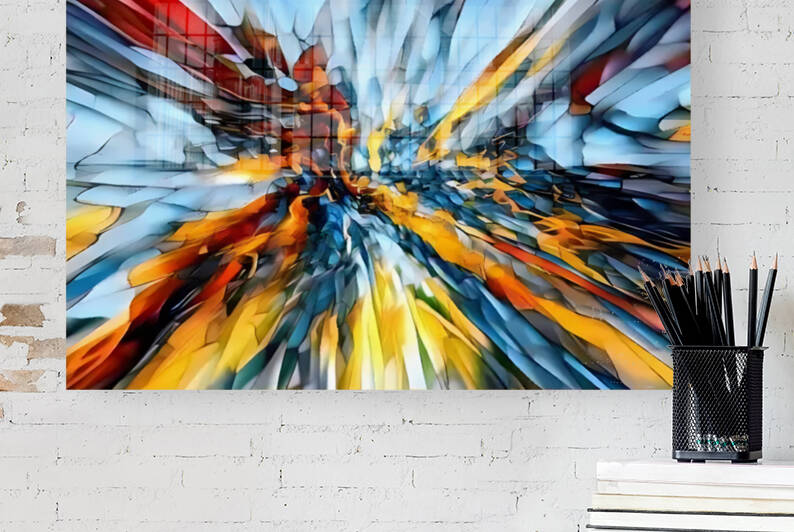 COLLECTION ABSTRACT - 9 by Andre Dorais Art Visual Numerique 