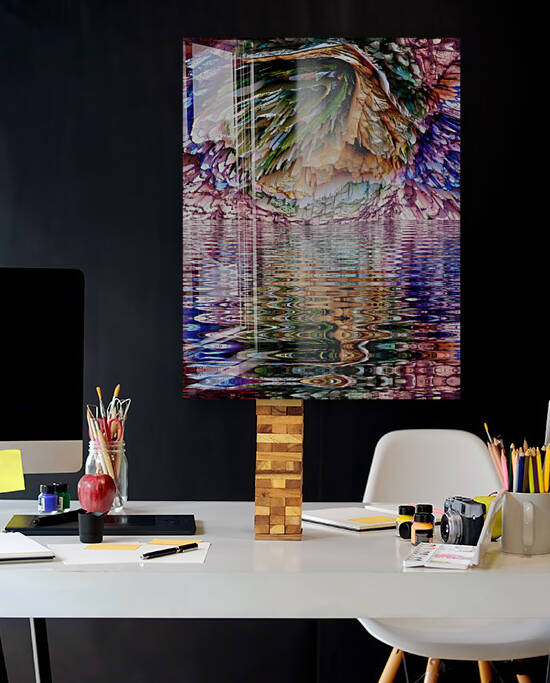 COLLECTION UNDERWATER CAVE - 4 by Andre Dorais Art Visual Numerique 