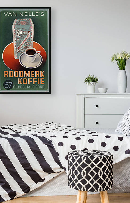 Vintage poster for Van Nelle Roodmerk Koffie by VINTAGE POSTER