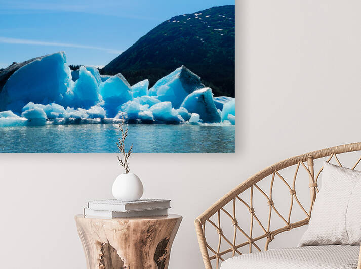 Spencer Glacier Alaska by Geneva Reed Photographic Art