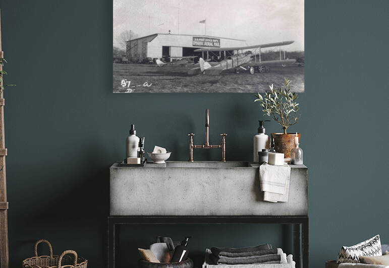 Vintage U.S. Mail Planes From a Post Card  by Wrangler Walker