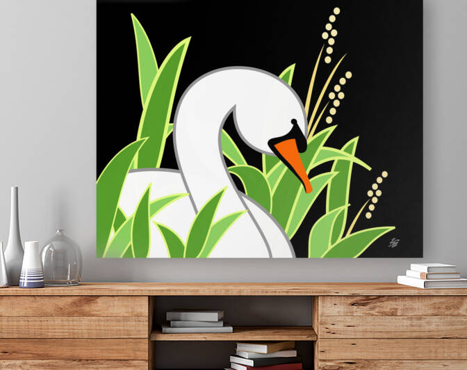 White Swan by Liz Cereby