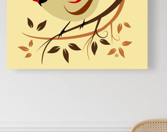 Female Northern Cardinal by Liz Cereby