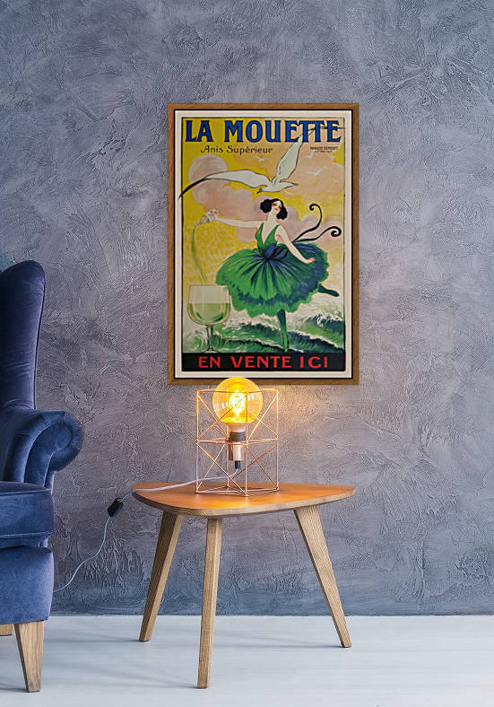 Original vintage poster La Mouette Anis Superieur by VINTAGE POSTER