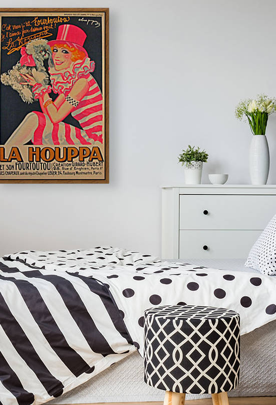 La Houppa Original Vintage advertisement lithograph poster by VINTAGE POSTER