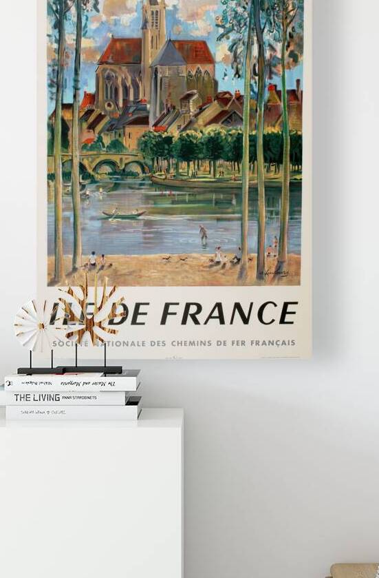 Ile de France travel poster by VINTAGE POSTER