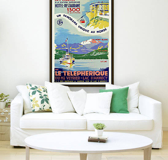 French Art Deco Travel Poster by VINTAGE POSTER