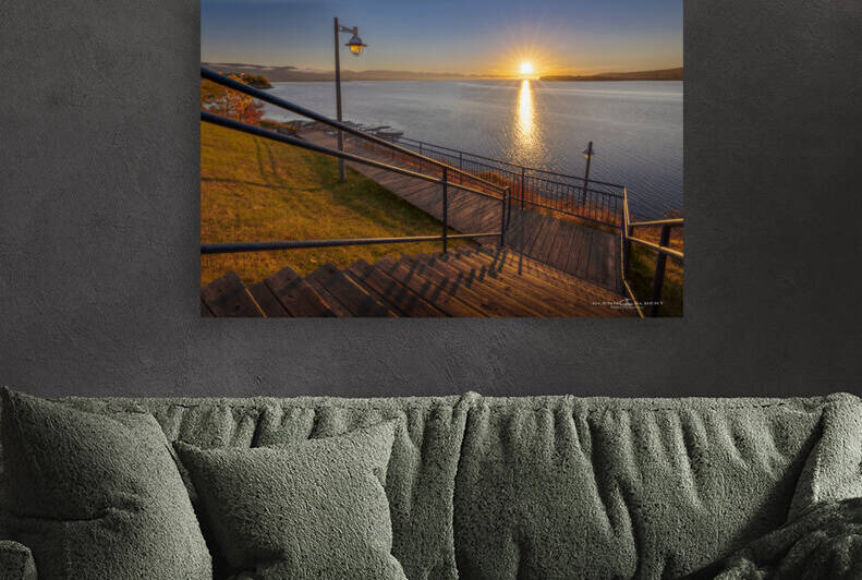 No 93 Lever de soleil - Promenade Jacques-Cartier- Gaspe by Glenn Albert