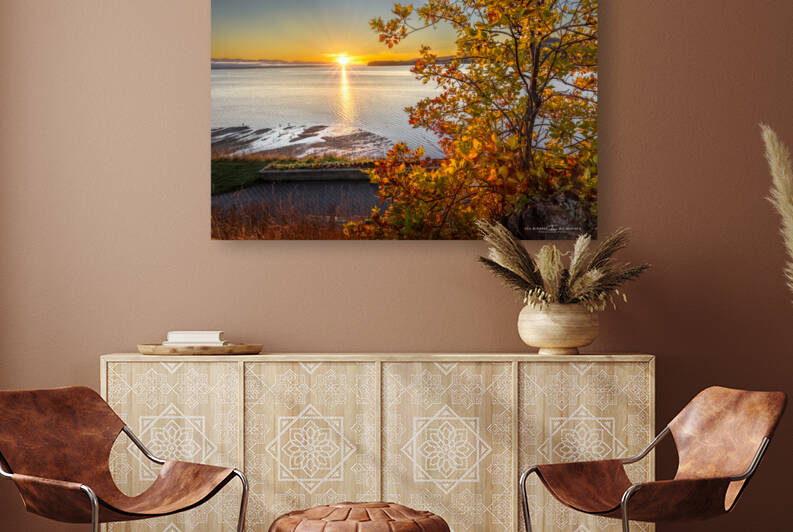 No 94 Lever de soleil dautomne - Gaspe by Glenn Albert