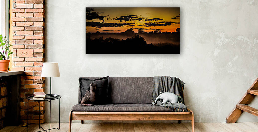 Nature Photography - Smokey Sunset - Wentzville MO by Steve Alejandro