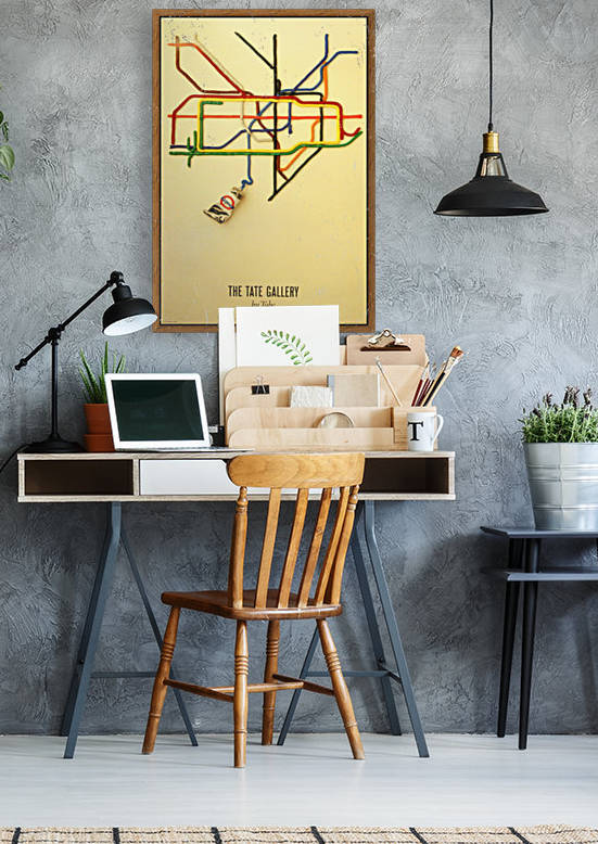 London Underground art poster by VINTAGE POSTER