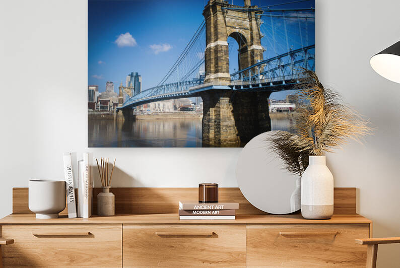 John A. Roebling Bridge by Dave Dabour Photography