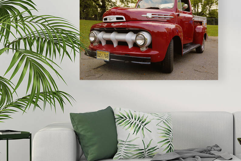 Red Pickup by Dave Dabour Photography