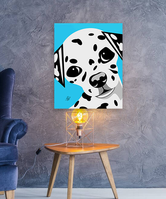Dalmatian Puppy by Liz Cereby