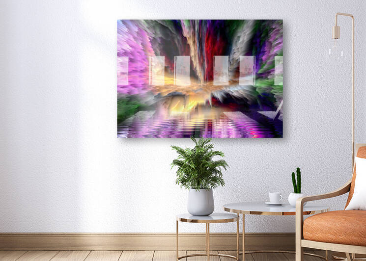 COLLECTION UNDERWATER CAVE - A1 by Andre Dorais Art Visual Numerique 