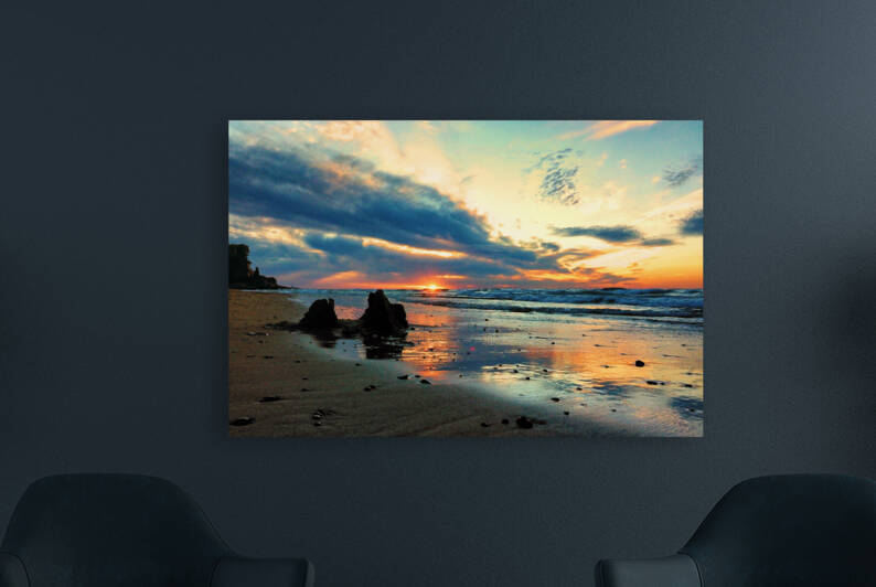 Lake Michigan Sunset at Grand Beach by Bill Swartwout Photography