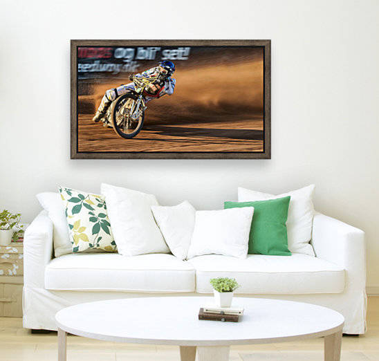 A Trail of Dust at Sunset by 1x