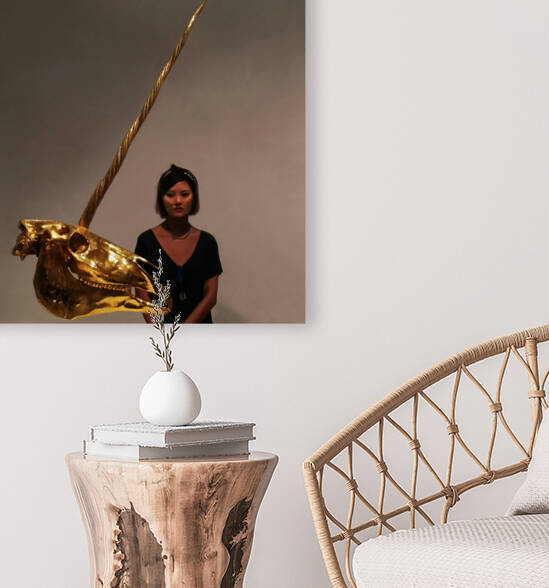 Contemplating A Unicorn by Barbara Linkevitch