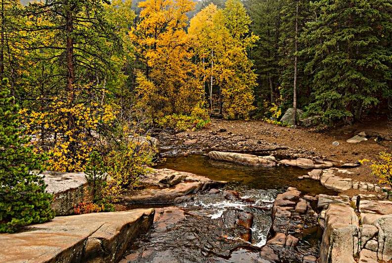 Downstream St Vrain by Bo Insogna