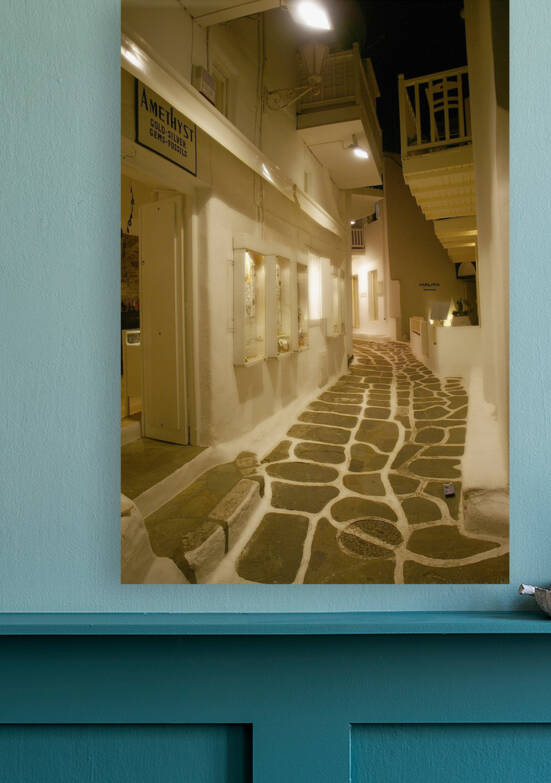 Santorini Cobblestones by Dave Rodgers