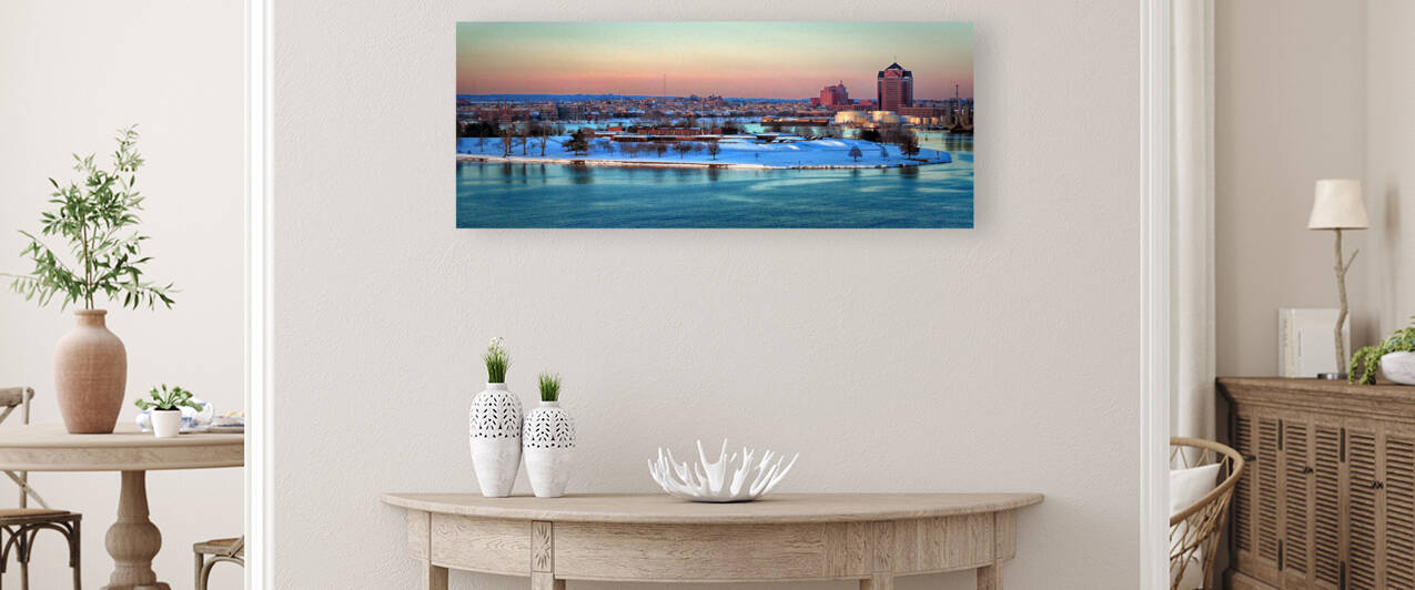 Fort McHenry Snowbound Baltimore Panorama  by Bill Swartwout Photography