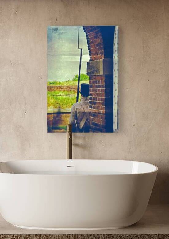 Sentry Guards the Entrance of Fort McHenry by Bill Swartwout Photography