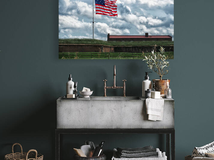 Garrison Flag over Fort McHenry by Bill Swartwout Photography