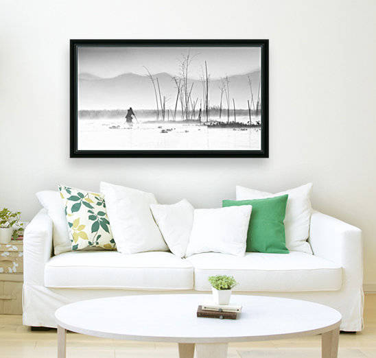 Fishing in a misty morning by 1x