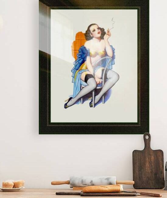 Cigarette Break by Enoch Bolles Vintage Art Xzendor7 Old Masters Reproductions by xzendor7