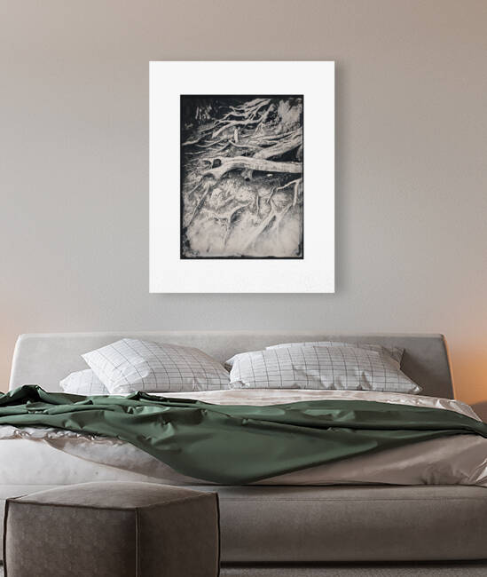 Roots block Print by Tricia Greaves