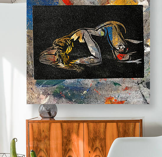 Figure paint 2 by Tricia Greaves