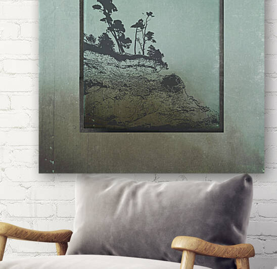 Beach cliff color block by Tricia Greaves