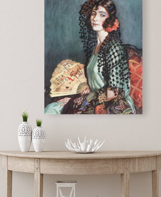 Enriqueta con toca de madronos by George Owen Wynne Apperley