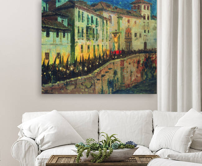 La procesion del silencio Granada Spain by George Owen Wynne Apperley