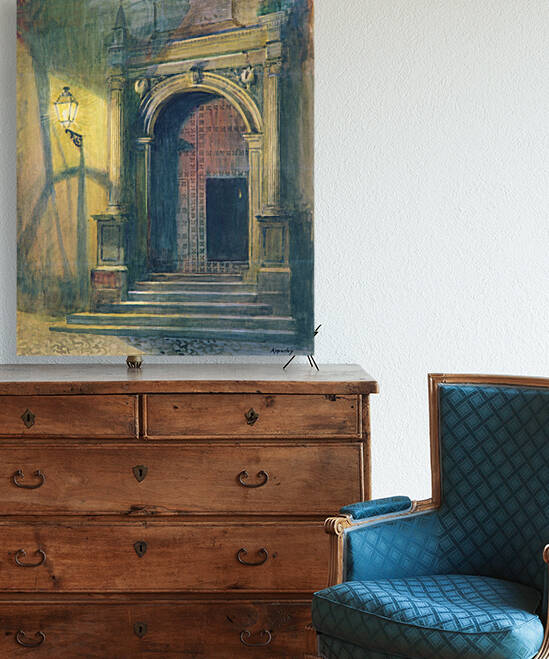 La iglesia de San Gregorio Albayzin Granada Spain  by George Owen Wynne Apperley