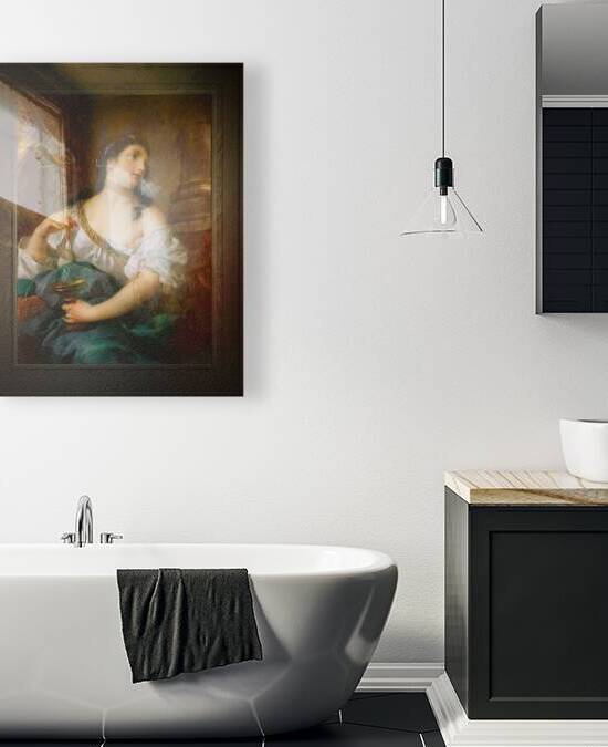 Cleopatra c1725 by Francois Lemoyne Remastered Xzendor7 Classical Fine Art Old Masters Reproductions by xzendor7