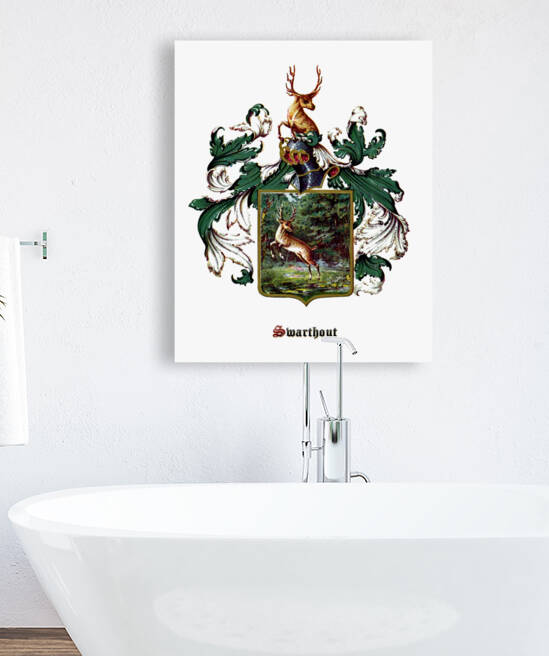 Swarthout Family Coat of Arms and Crest by Bill Swartwout Photography