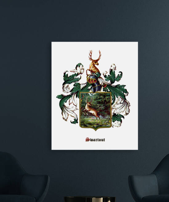 Swartout Family Coat of Arms and Crest by Bill Swartwout Photography