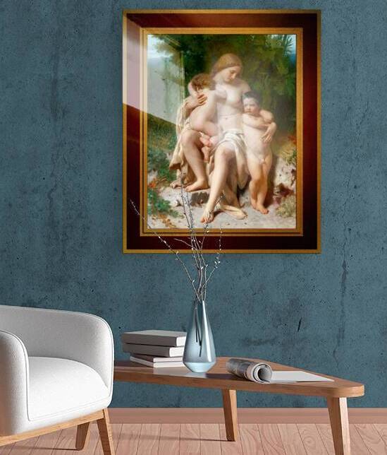 La Premiere Discorde c1861 by William-Adolphe Bouguereau Remastered Xzendor7 Classical Fine Art Old Masters Reproductions by xzendor7