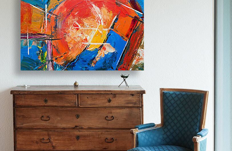 Colorful Abstract Painting   Traditional Art by artcenter