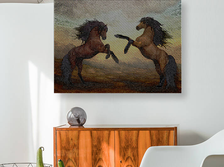 Sketch Of Prancing Stallion Or Hors by artcenter