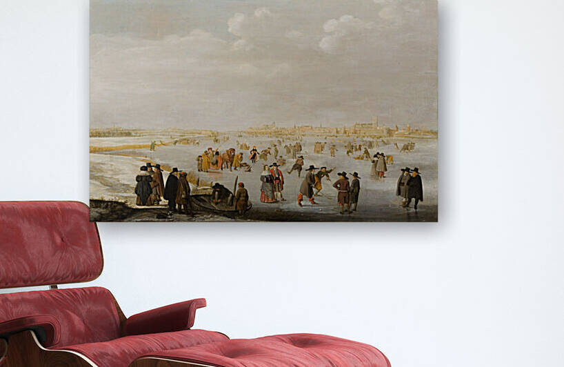 Barend Avercamp   IJsvermaak op de IJssel bij by artcenter