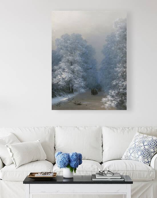 Aivazovsky.Winter landscape by artcenter