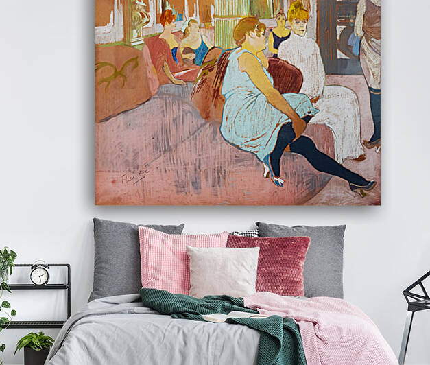 At the Salon in the rue des Moulins.lautrec 1 by artcenter