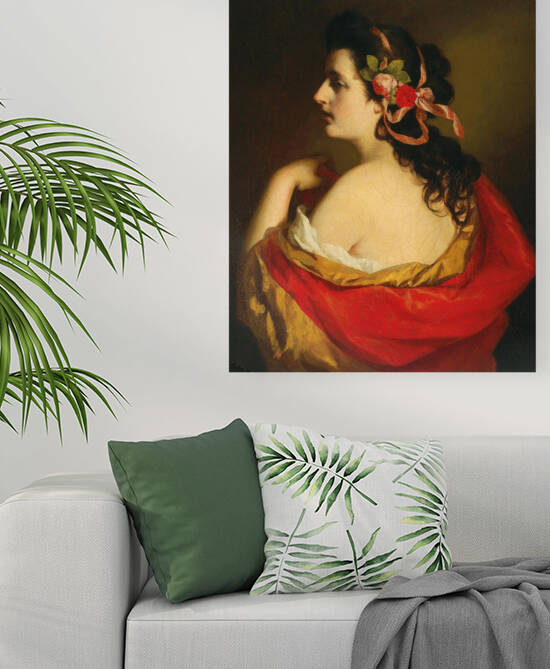 Friedrich von Amerling   Portrait of a young by artcenter